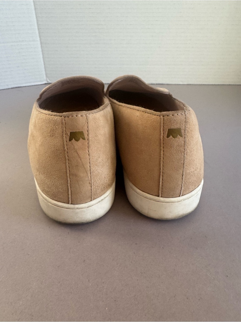 Birdies Slip-On Loafers in Light Tan Suede - Picture 5 of 8
